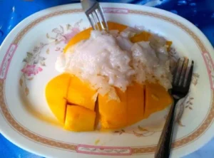 Sticky Rice mit Mango