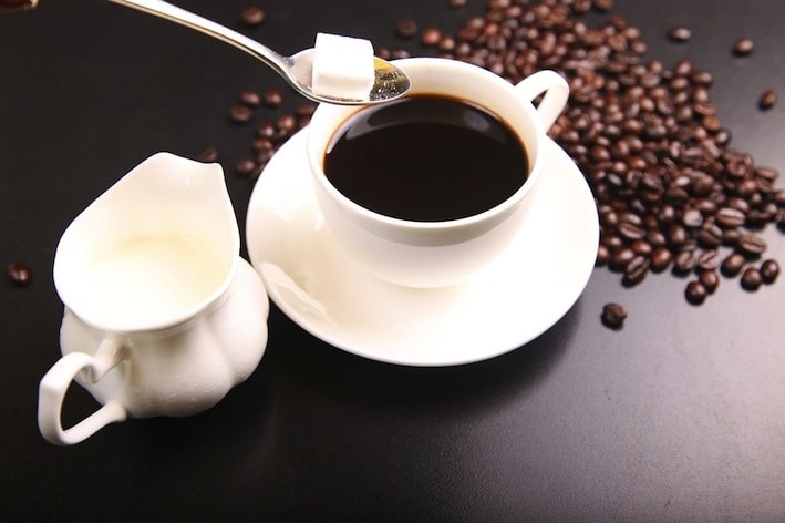 Mit Kaffee kochen