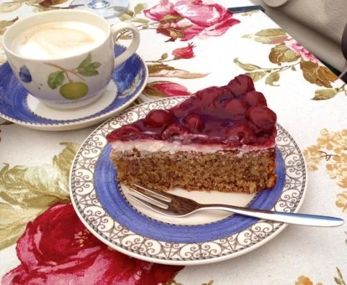 Kirsch-Mascarpone Torte ohne Mehl