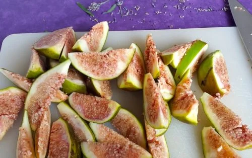 Lavendel Tarte Feigen