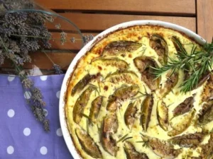 Lavendel Tarte mit Feigen und Ziegenkäse