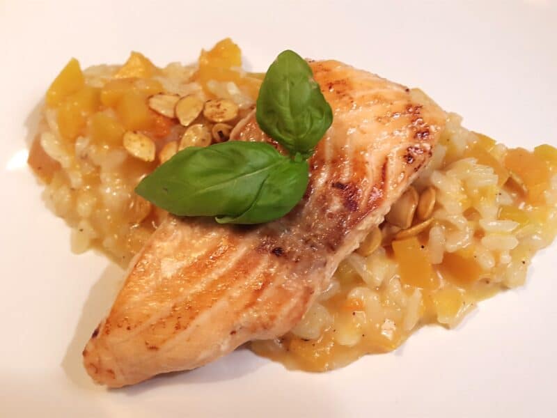 Kürbis-Risotto