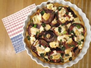 Rote Bete Ziegenkäse Tarte