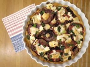 Rote Bete Ziegenkäse Tarte