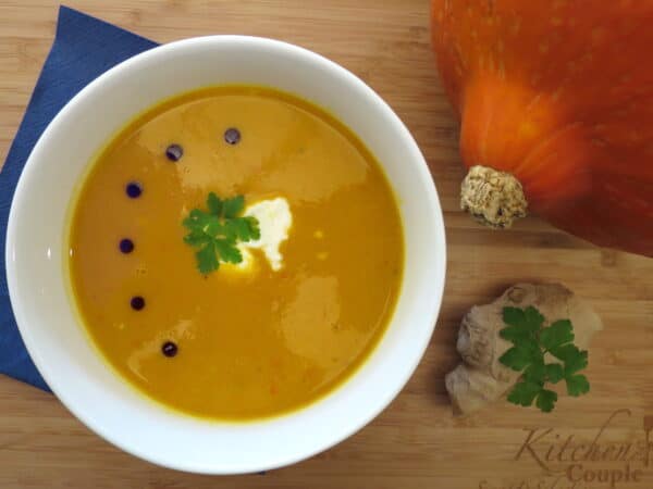 Kürbissuppe mit Kokos