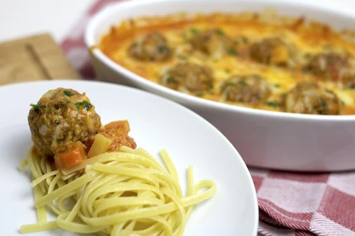 Chili-Meatballs mit Linguine 3