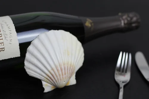 Jakobsmuscheln auf Champagner-Risotto