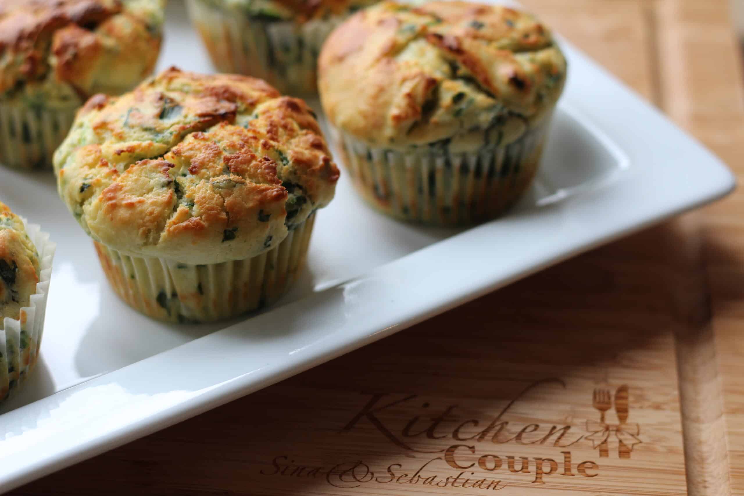 Ricotta-Spinat Muffins