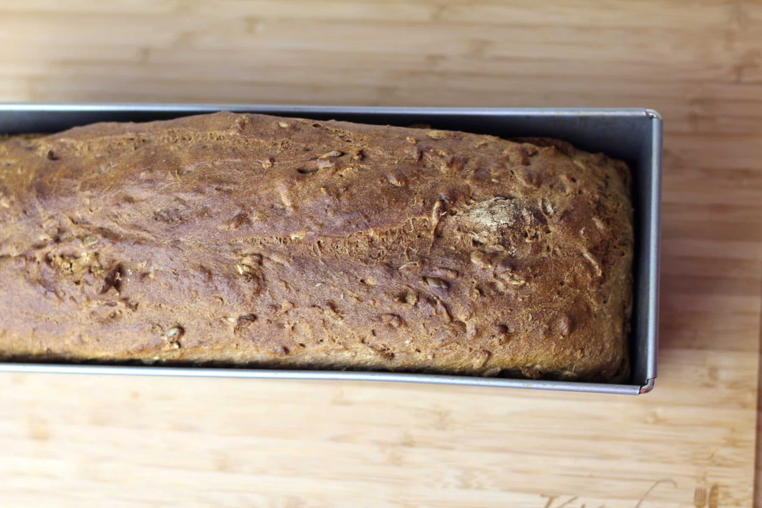 Vollkornbrot ohne Sauerteig