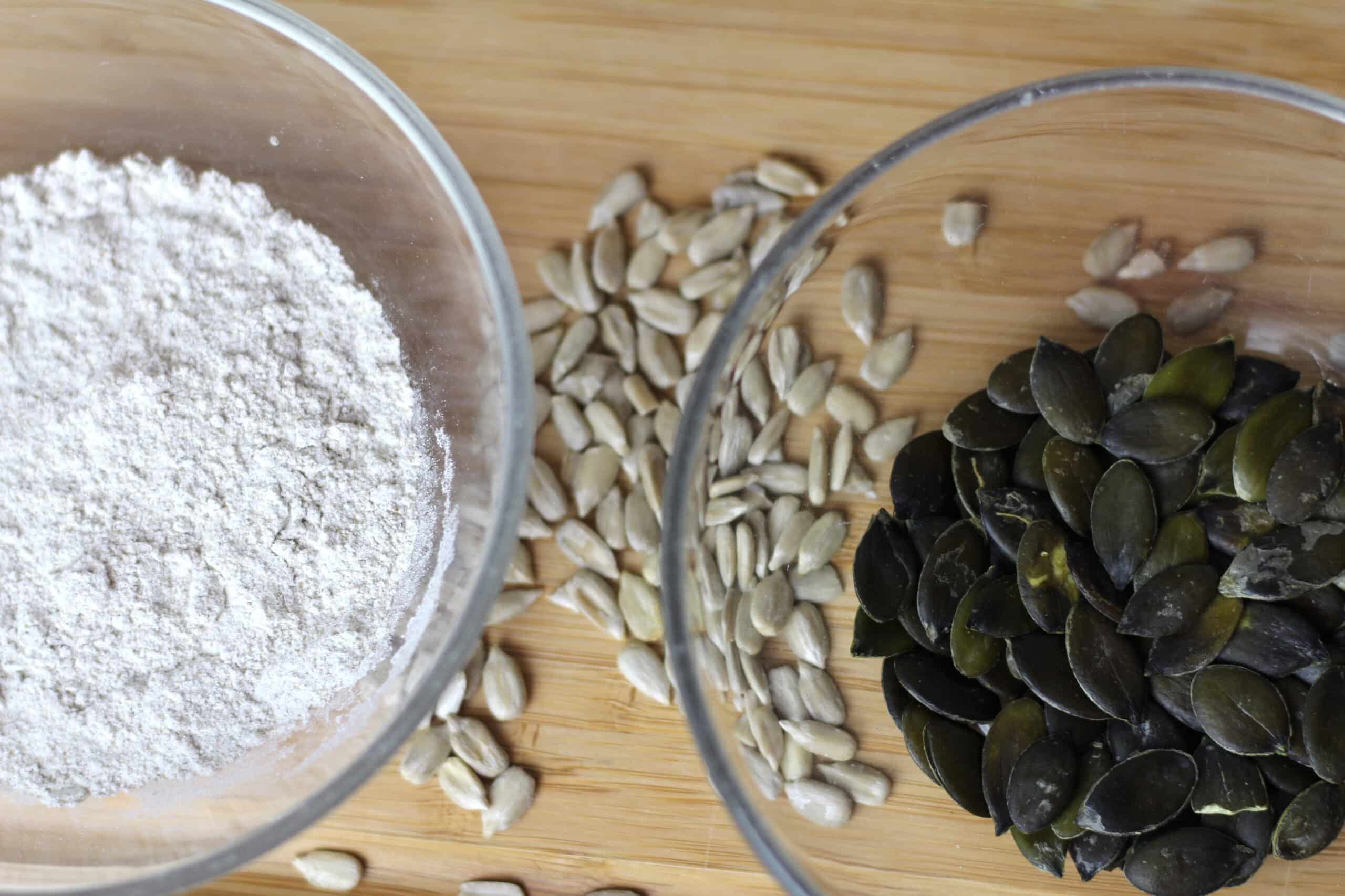 Vollkornbrot ohne Sauerteig