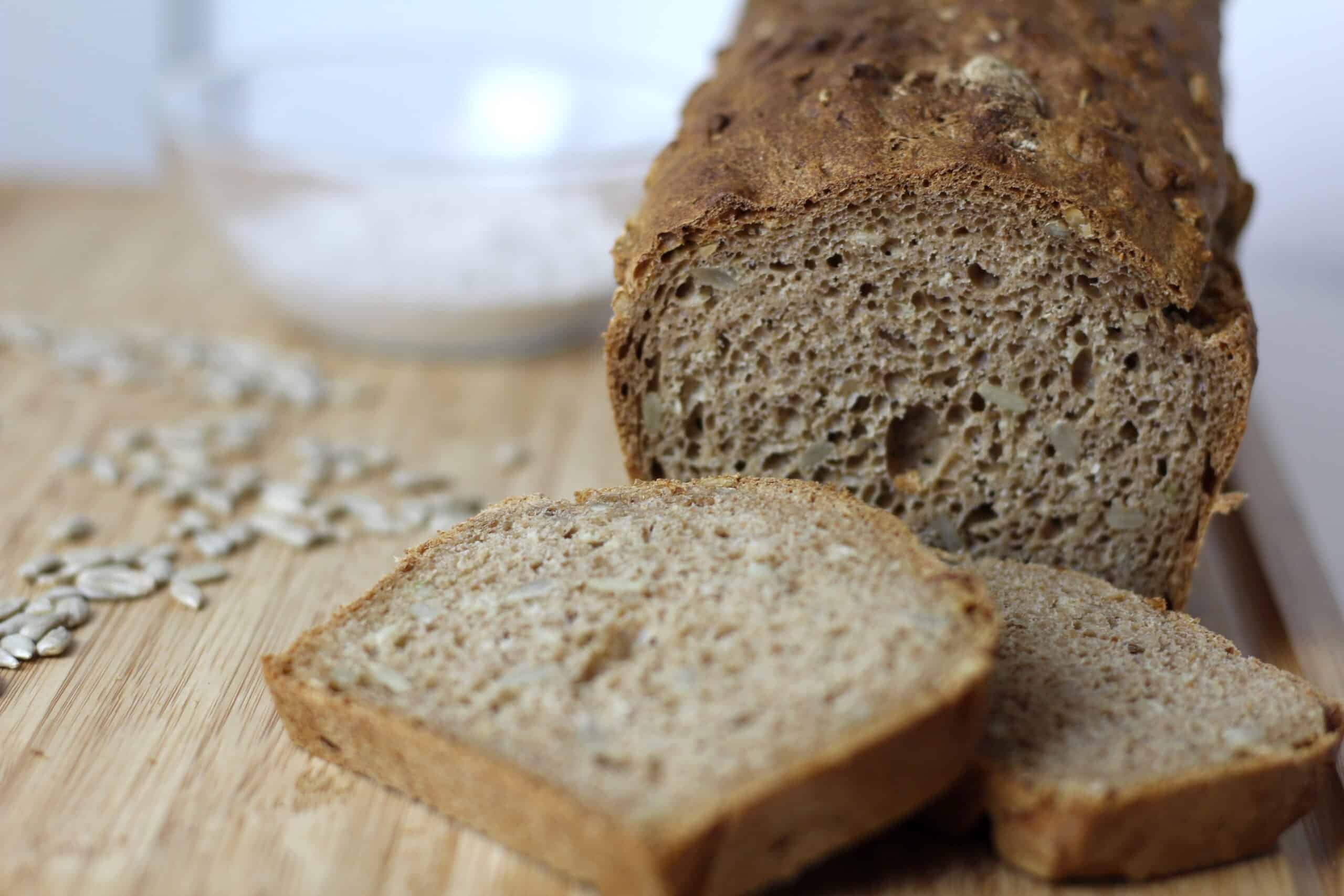 Vollkornbrot ohne Sauerteig