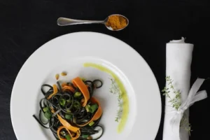 Möhren-Kurkuma Pasta