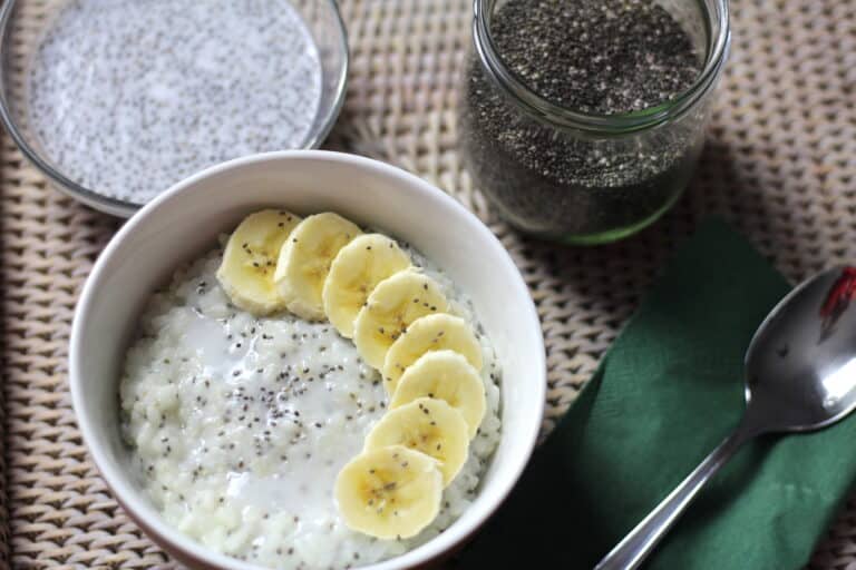 Sticky Rice mit Chia Samen