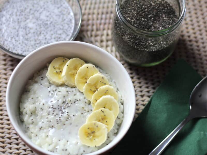 Sticky Rice mit Chia